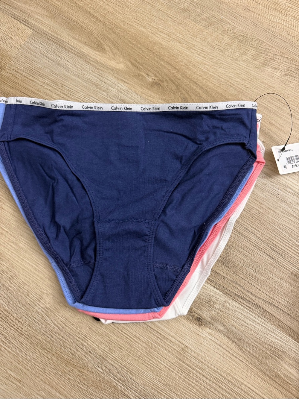 Calvin Klein women's Bikini Briefs - Navy, Pink, White, black and blue